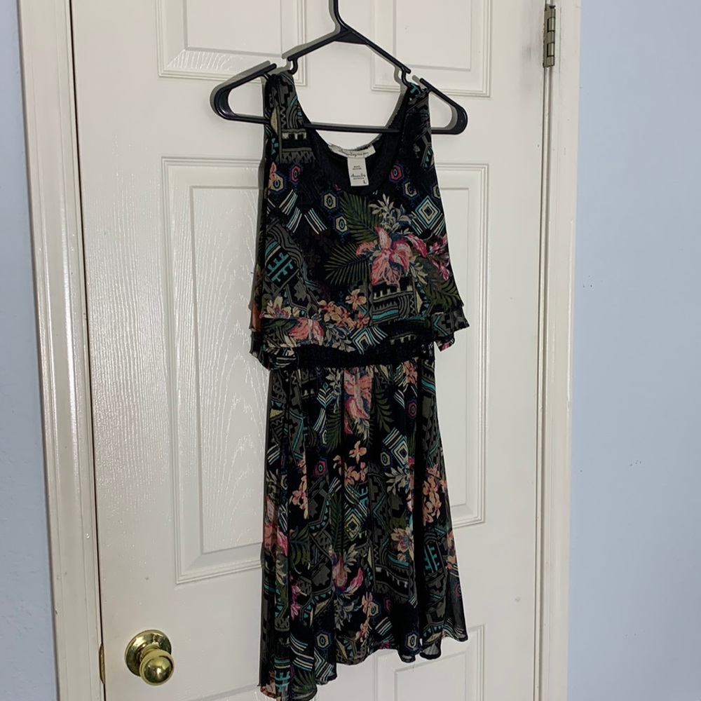 American rag floral sleeveless dress